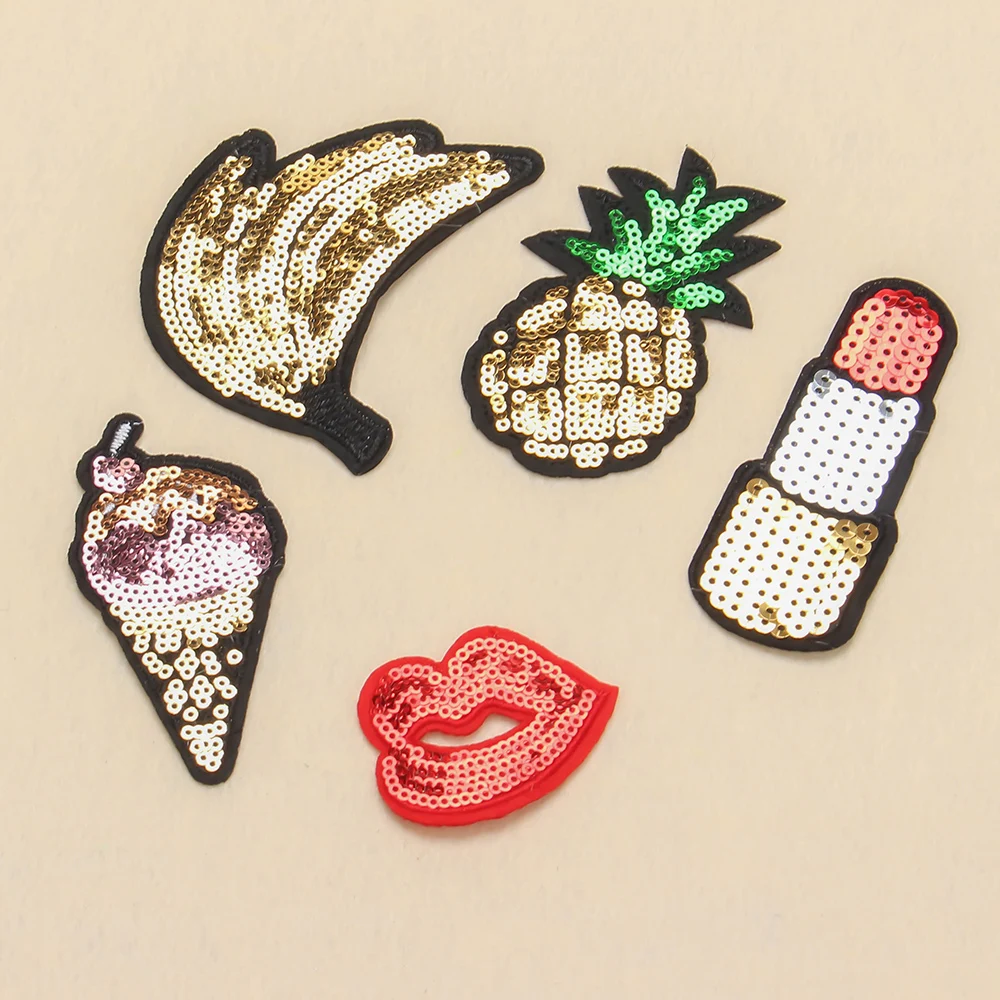 5 шт. нашивки с блестками для одежды|sequin patches|patches for clothing ironpatches |