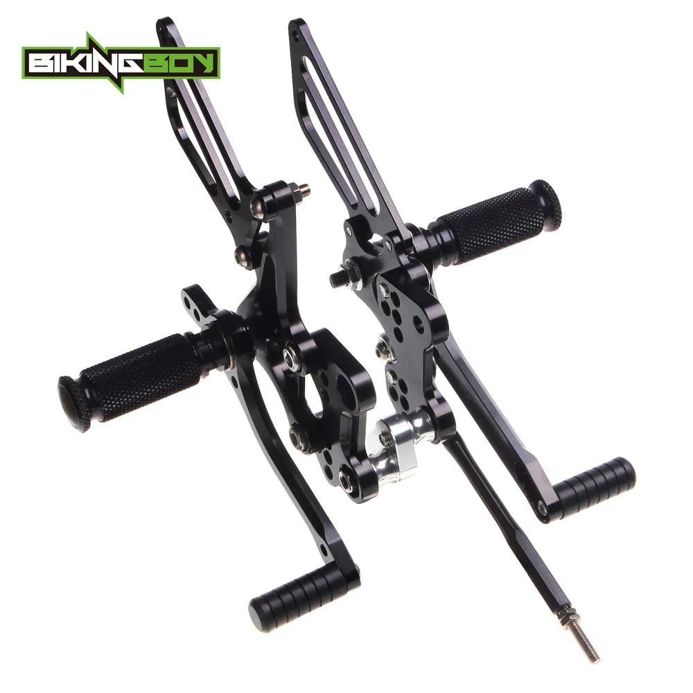 BIKINGBOY GSXR 600 00-05 GSX-R 750 1996-2005 GSXR 1000 2000-2004 SV650S SV 650 99-12 11 задние педали для ног Сзади наборы для ухода за кожей