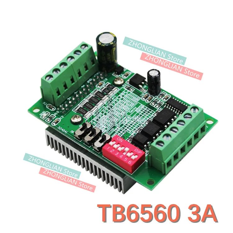 

1pcs TB6560 3A Stepper motor drives CNC stepper motor board Single axis controller 10 files motor controller board