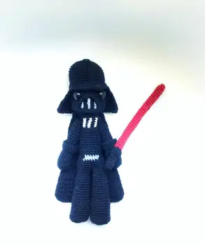 

crochet armigurumi rattle game character model number 816