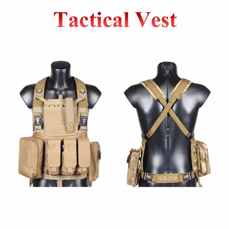 Outdoor Hunting Vest Military Tactical Vests Army Paintball Airsoft Vest CS Wargame Sport Combat Protective Equipment 7 Colors Outdoor Hunting Vest Military Tactical Vests Army Paintball Airsoft Vest CS Wargame Sport Combat Protective Equipment 7 Colors