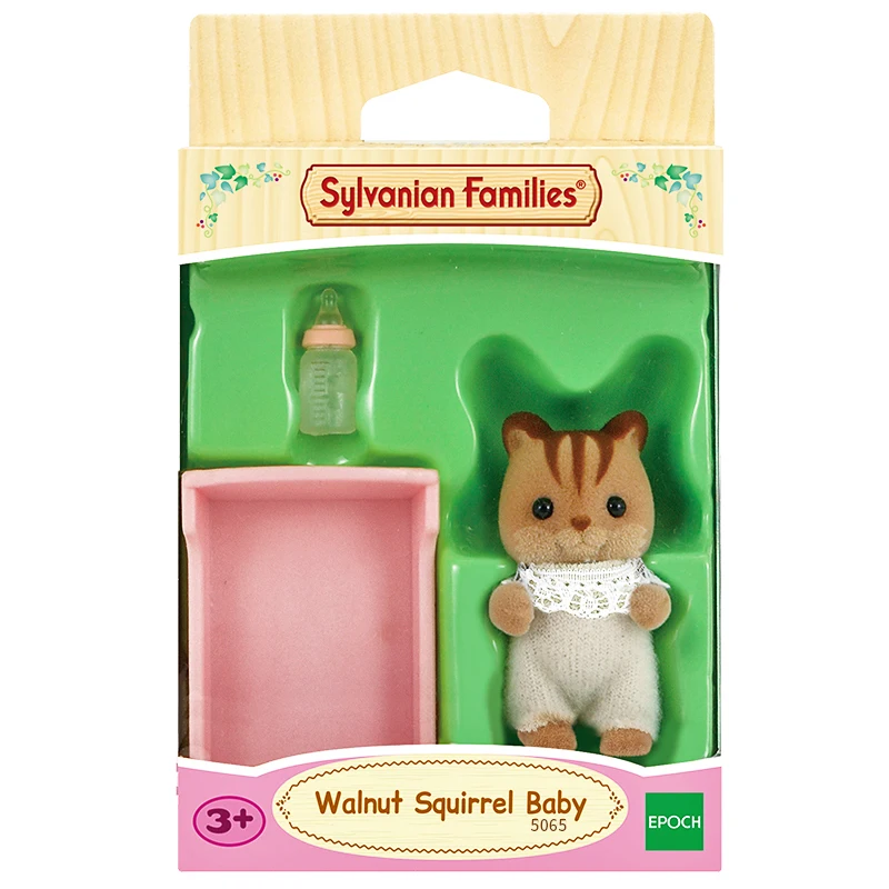 Sylvanian Families детский набор из ореховой белки с бутылкой кукольный домик животными