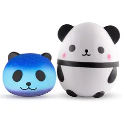 FBIL-Jumbo мягкие игрушки, jumbo с милой пандой яйцо с звезда Panda Head Крем Ароматические пасхальное мягкими очень замедлить рост детей игрушки