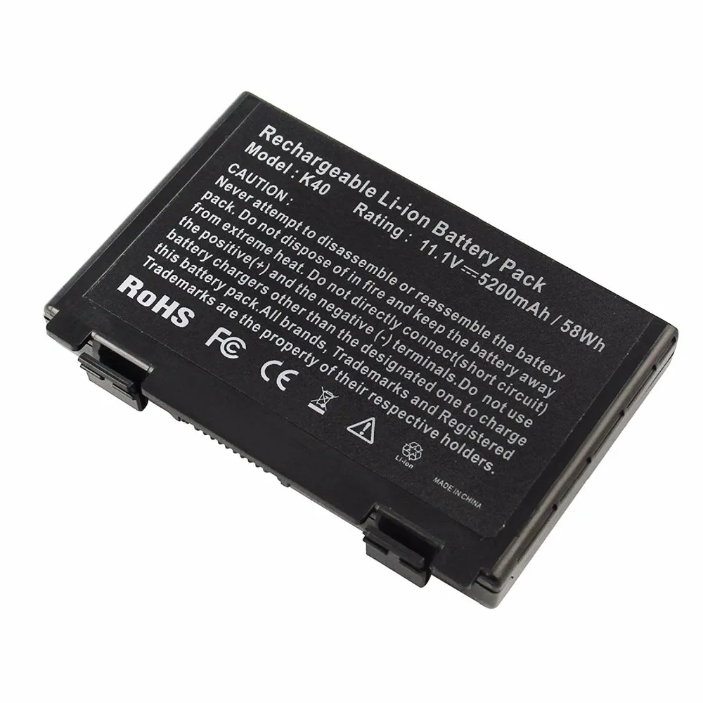 

New Battery for ASUS A41 F52 F82 K40 K50 K51 K60 K61 K70 P50 P81 PR05 Pro65 Pro66 Pro79 Pro88 Pro8 X5DA X5DI X5EA PRO5DI