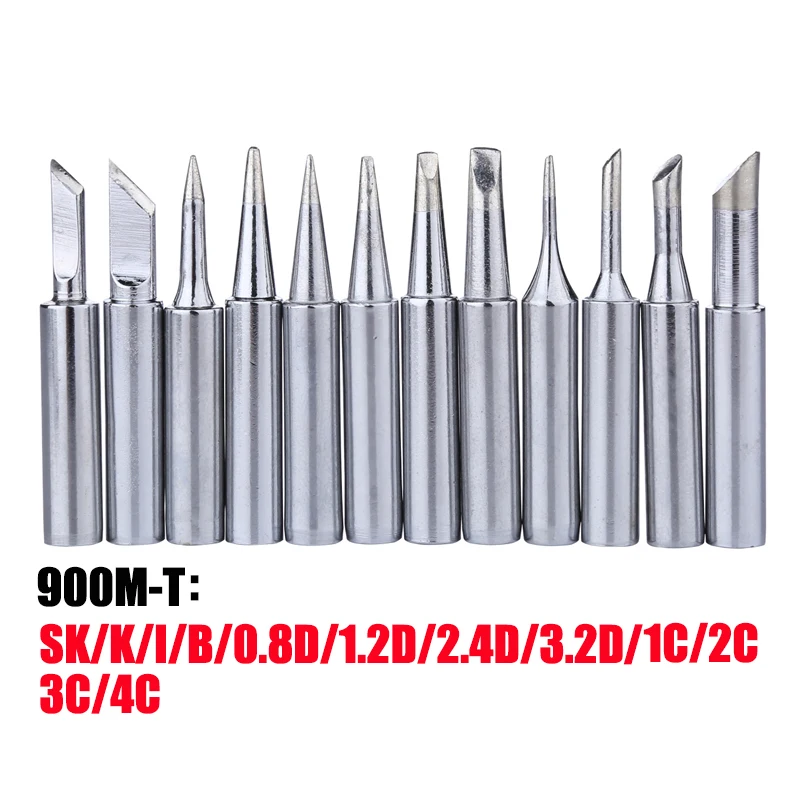 

Soldering Iron Tip Lead-free Replacement Welding Tools 900M-T-K 900M-T-I 900M-T-B For 936 Rework Soldering Station Repair Tool
