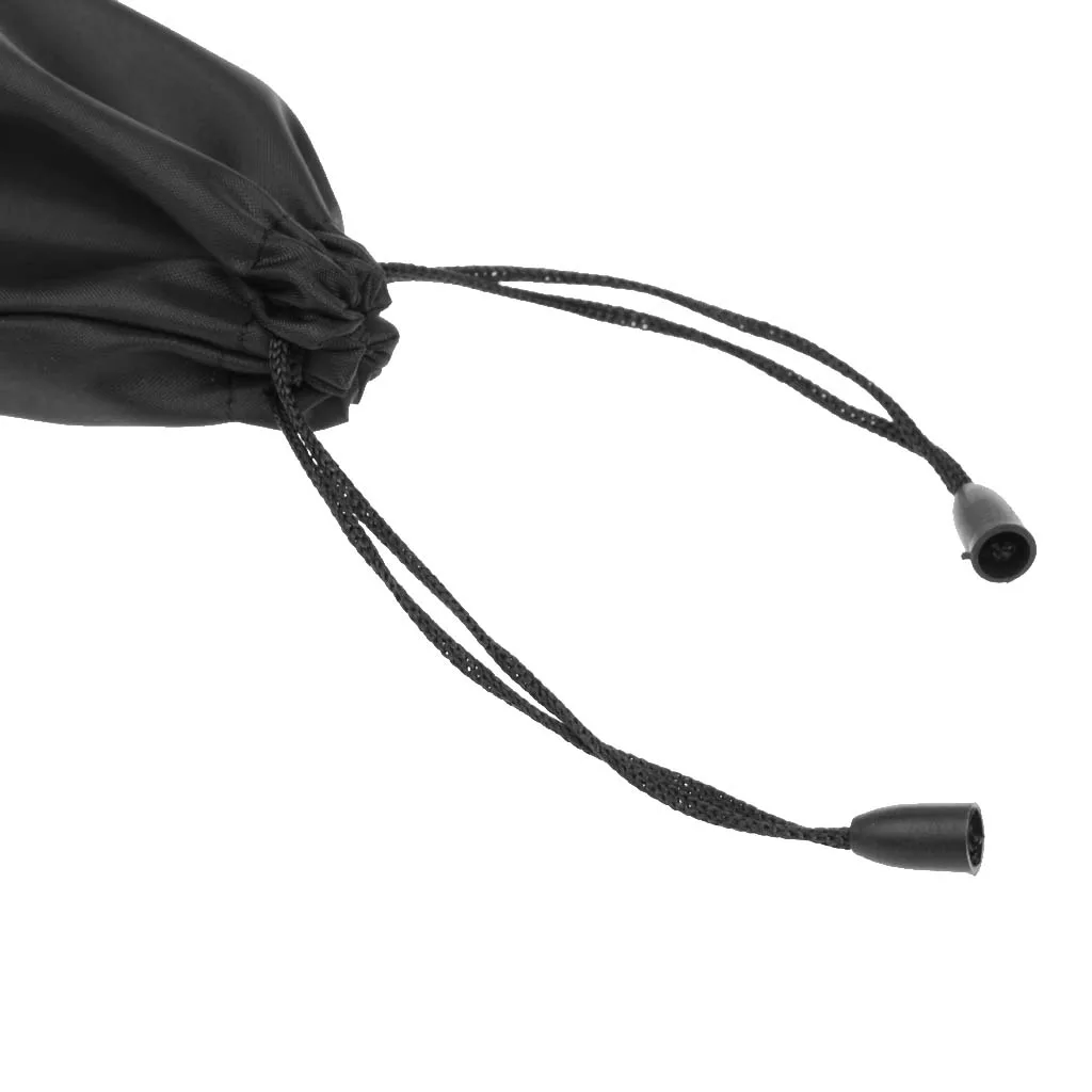 MagiDeal 2019 Hot New Outdoor Camping Awning Tent Pegs Storage Bag With Drawstring - Black Tent Accessories 