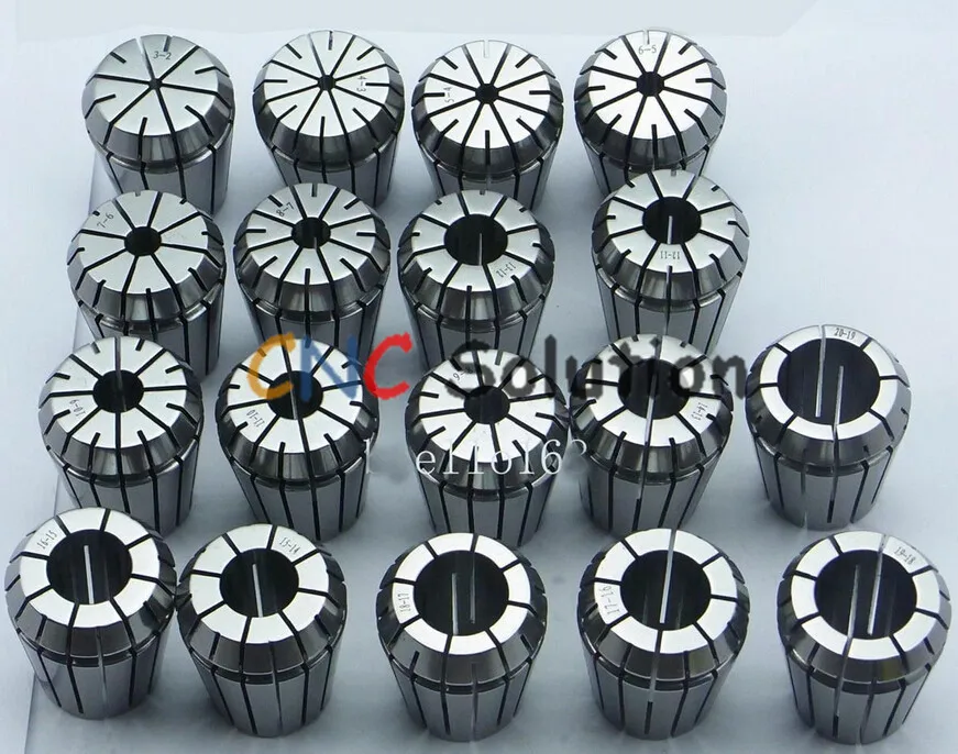 

18 шт. ER32 высокоточная пружинная Цанга 3 ~ 20 мм для ЧПУ