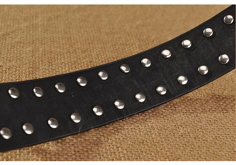 Женские леопардовые ремни корейская мода экстравагантные джинсы ремешок черный из искусственной кожи металлический широкий пояс Пряжка браслет со стразами аксессуары