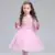 New Kids Girls Christmas Lace Embroidery Flower Dress Children Applique Party Vestido Teenage Girls Bowknot Princess Costume Q75