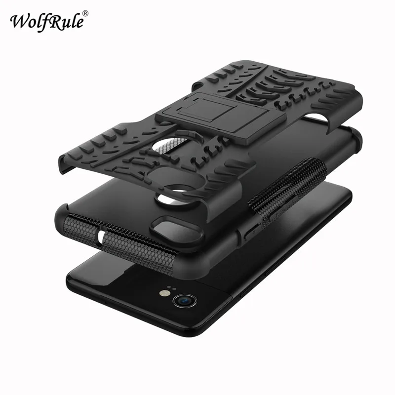 Фото Чехол wolfrole для Google Pixel 2 XL, двухслойный защитный чехол для Google Pixel 2 XL, силиконовый чехол из ТПУ для Google Pixel 2XL №3