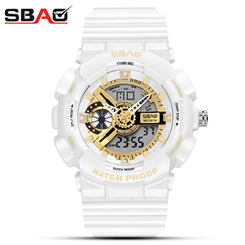 

2018 SBAO Brand Boy Student Army Sports Watch Male Digital Multi-Functional Electronic Military Men Waterproof Clock Relogio