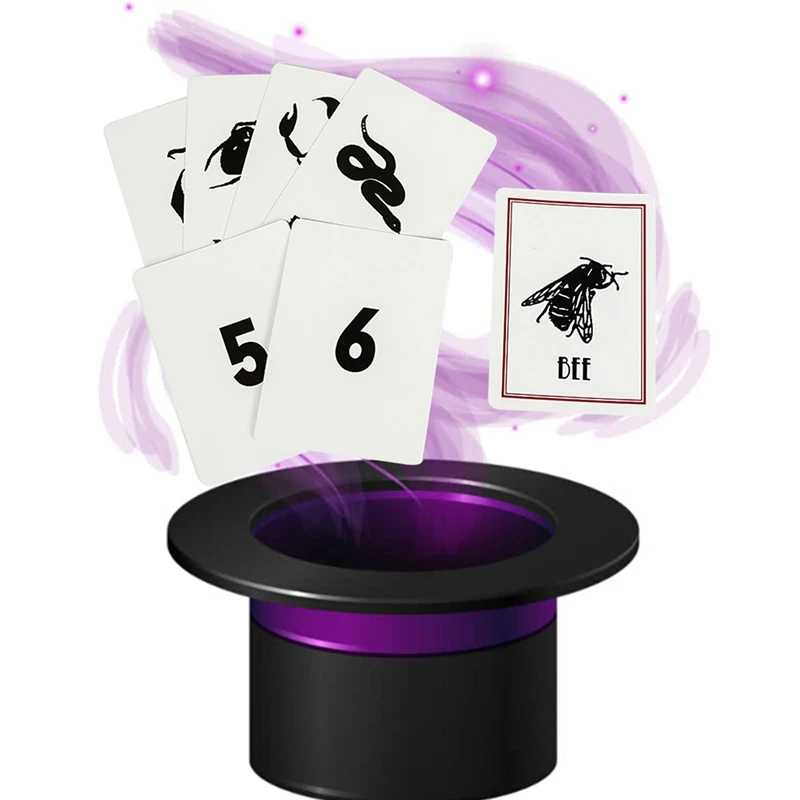 

Animal Prediction Danger Card Magic Trick Set Close Up Street Card Props Prediction Magic Toys For Children