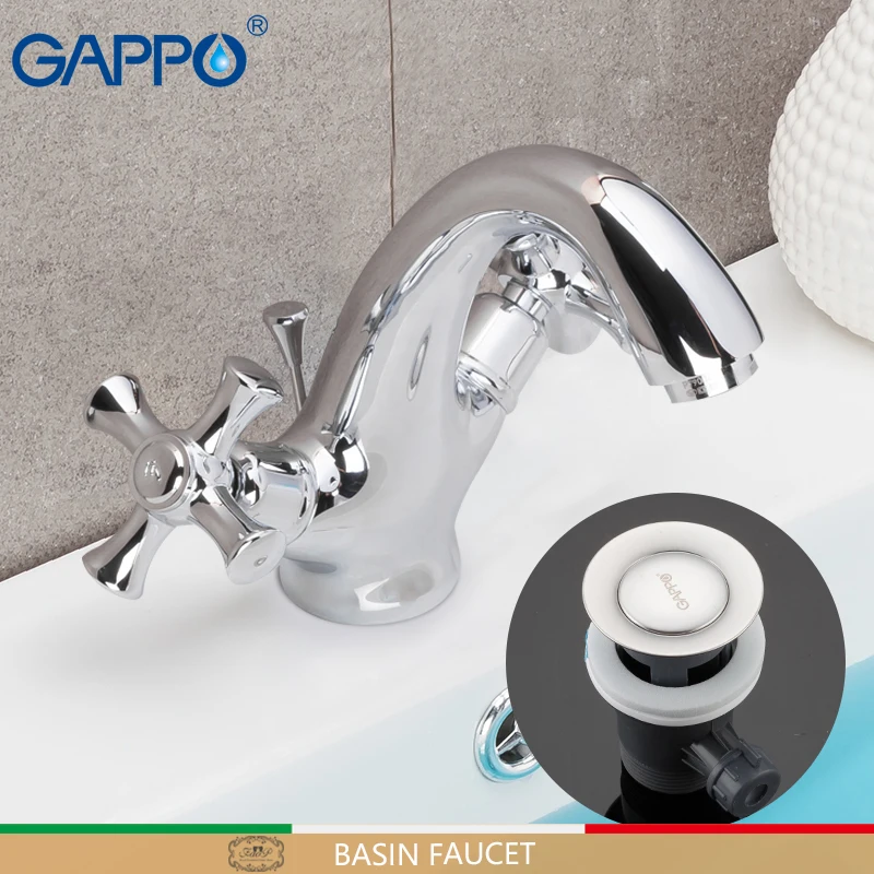 GAPPO basin faucets chrome basin mixer faucet for bathroom sink faucets waterfall bathroom faucet mixer tap torneira tapware