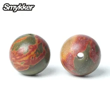 Натуральный камень бисер красный Пикассо драгоценный камень яшмы круглые драгоценные бусины 6/8/10 мм зеленая линия Джейд за вечерние ювелирные изделия бусины