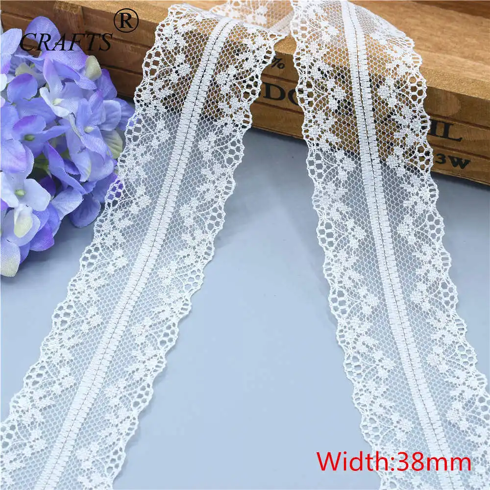 Lace Fabric 5-10 yards White Lace For DIY Crafts
