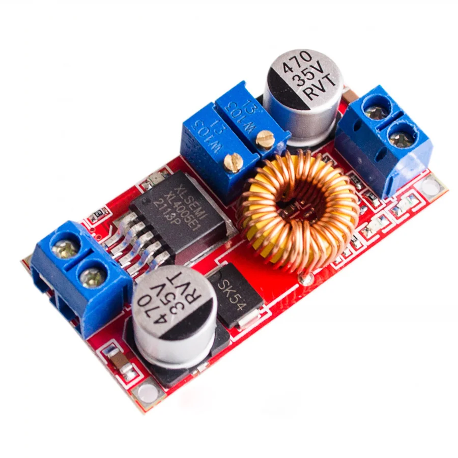 

Cc/Cv Adjustable Max 5a Step Down Buck Charger Converter Module Xl4015 Lithium Battery Charging Board Dc-Dc 0.8-30v To 5-32v