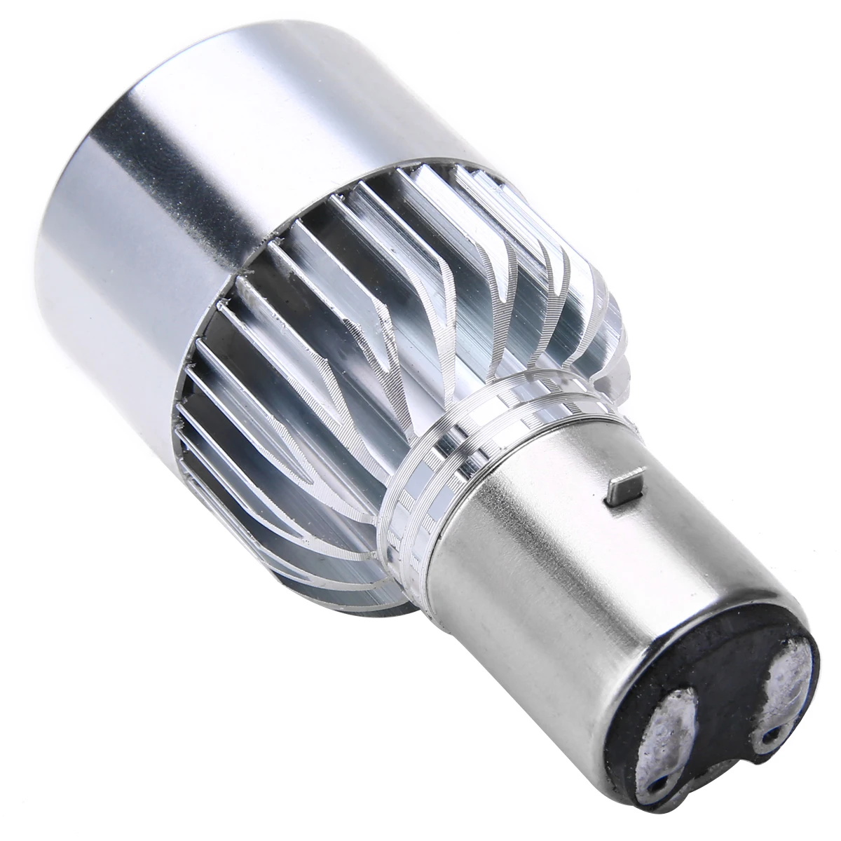 1pc BA20D 9W 12V-80V Universal 3 LED Beads Motorcycle Headlight Spot Light Energy-saving Fog Driving Lamp White