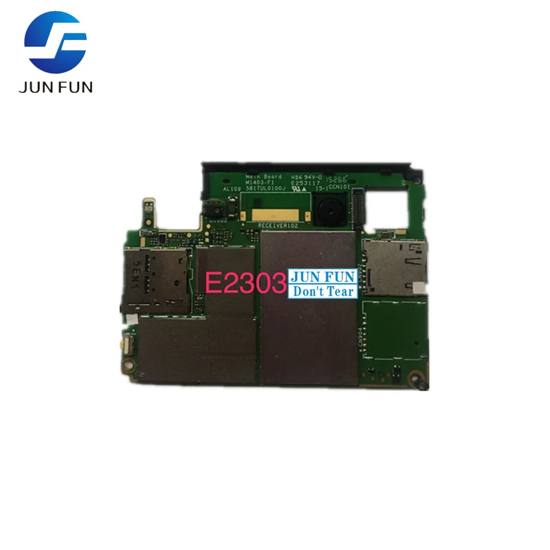 Бренд Jun Fun полный рабочий для sony Xperia M4 Aqua односимочный E2303 E2353 E2306 Материнская плата MB пластина