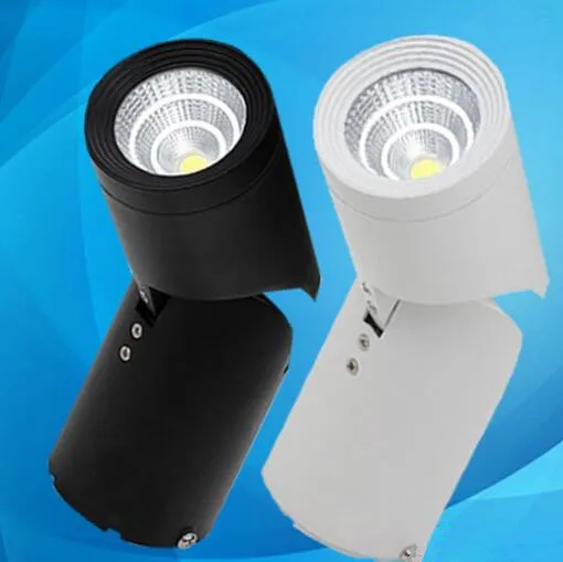 

Free shipping 15W COB Led downlights Surface Mounted Ceiling Spot light 180 degree Rotation Ceiling Downlight AC85-265V