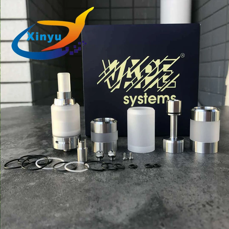 

YFTK KA V7 RTA KA V7 Full Kit Rebuildable Tank Atomizer 3ml capacity 316 stainless steel 23mm diamater KA V7 RTA 3 inlet inserts