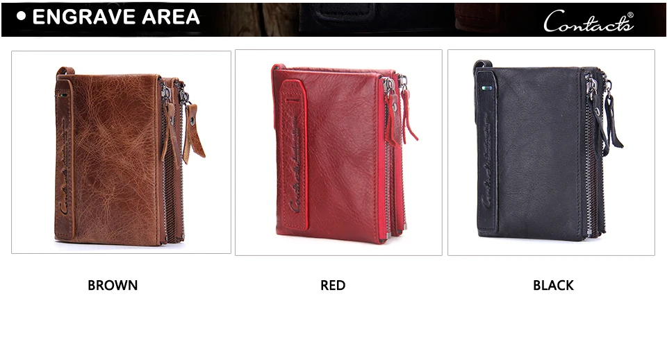 Мужской кошелек, винтажный бренд Crazy Horse, кожаный мужской кошелек, двойная молния, дизайнерский мужской кошелек для монет, вместительная сумка для денег для мужчин