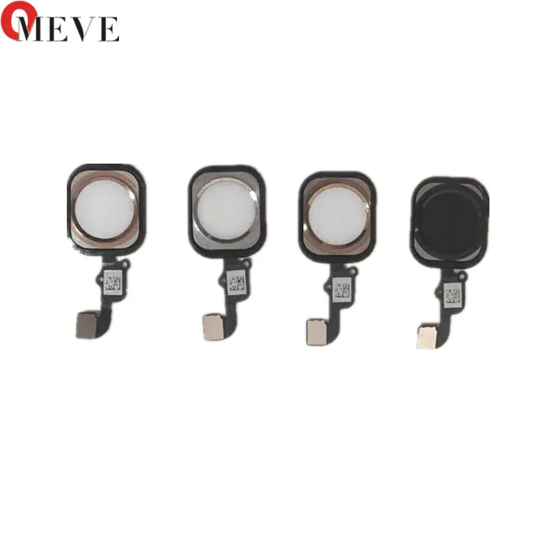 

10pcs High Quality Home Button With Ribbon Rubber Flex Cable Assembly Replacement Parts For iPhone 6S 4.7" 6S Plus 5.5"
