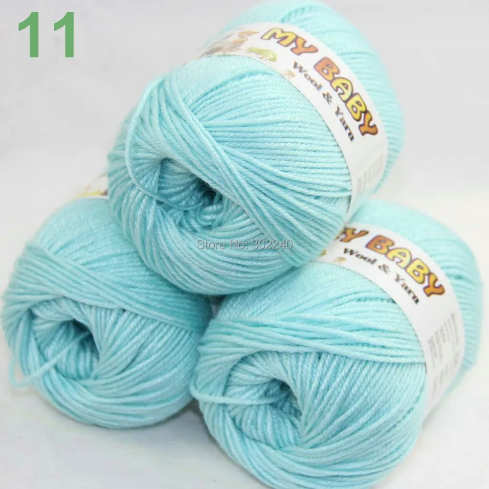 Sale 6 ballsx 50gr DK Baby Soft Cashmere Silk Wool hand knitting Crochet Yarn 32