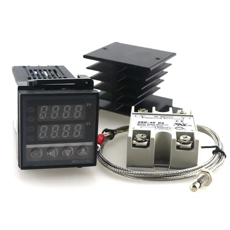 Buy Dual PID Temperature Controller Kit SSR Output REX