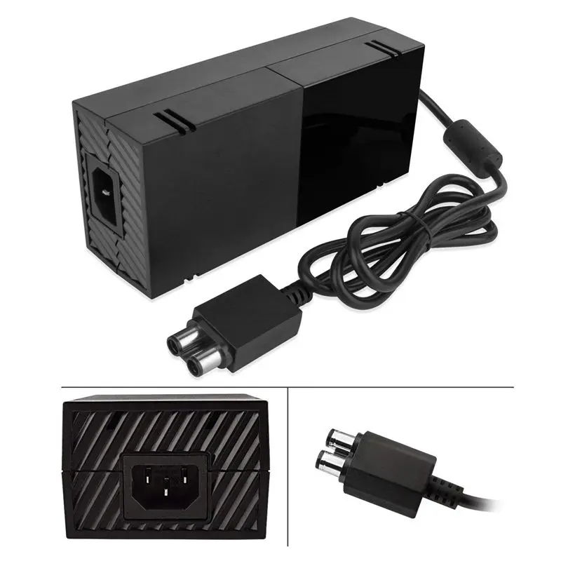 220 Вт для Xbox One, блок питания, адаптер переменного тока, Сменное зарядное устройство с кабелем для Xbox 1, для Xbox One power Brick Advanced Quiete