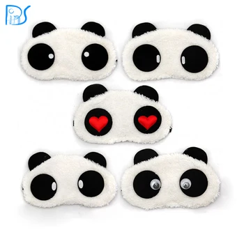 Panda Sleeping Eye Mask Nap Eye Shade Cartoon Blindfold Sleep Eyes Cover Sleeping Travel Rest Patch Blinder
