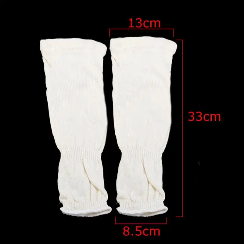 Новые механические рукава 33 см теплозащитные PPE кожаные сварочные защитные перчатки порезостойкие
