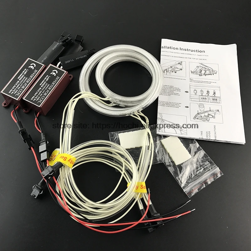 HochiTech ccfl комплект ангельских глаз белый 6000k гало кольца фара для Hyundai Sonata 2002 2003 2004