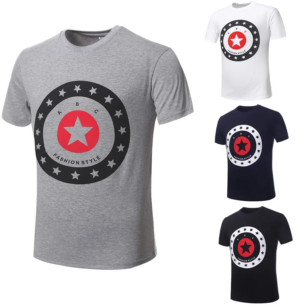 Free shipping Tops & Tees Fashion man summer short...