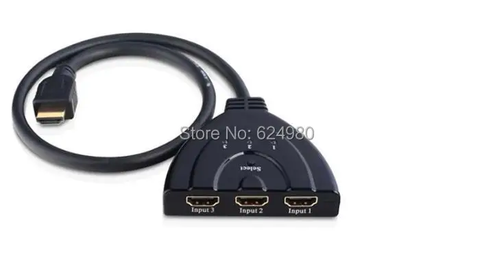 Мультимедийная Версия 1,4 1080p AV адаптер сигнала 3 в 1 HDMI концентратор переключатель мужской на Женский HDMI сплиттер для DVD SKY-STB PS3 Xbox6