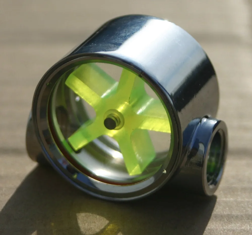 Flow Indicator with green Sparkle use for water coolingin Fans