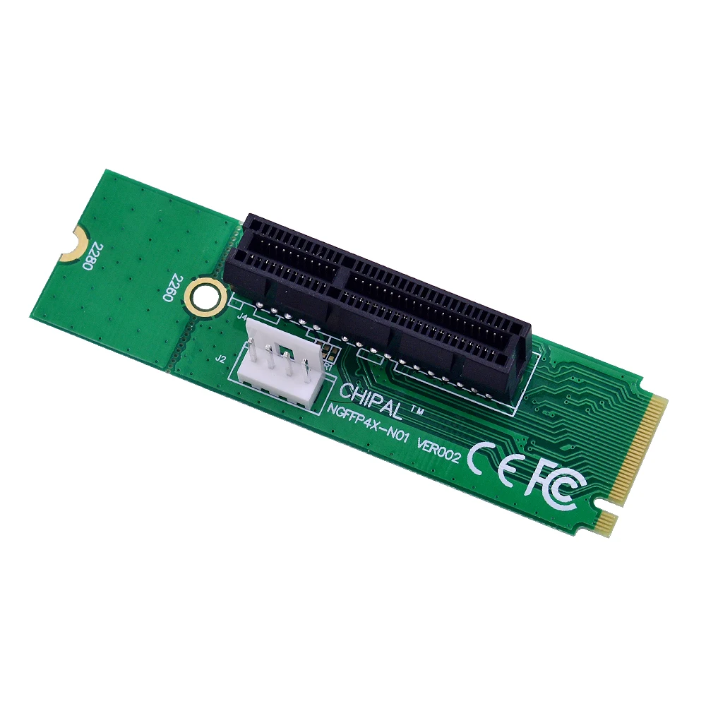 CHIPAL NGFF M.2 на PCI E 4X 1X переходная карта адаптер M2 M Ключ конвертер Папа мама с