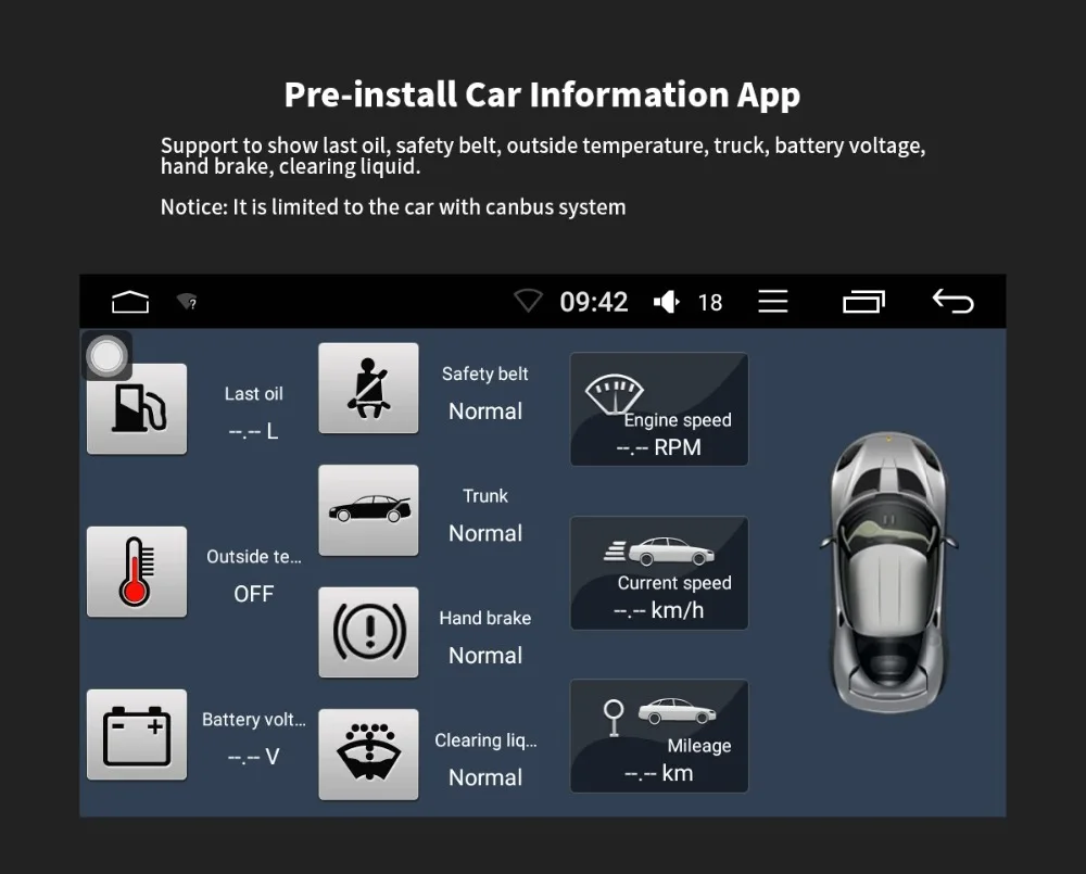 Discount Android 8.1 4GB/32GB Built-in DSP Octa Core 2 Din 9" For Volkswagen Skoda/Polo/Golf/Passat GPS/Wifi/Bluetooth Car Radio 9