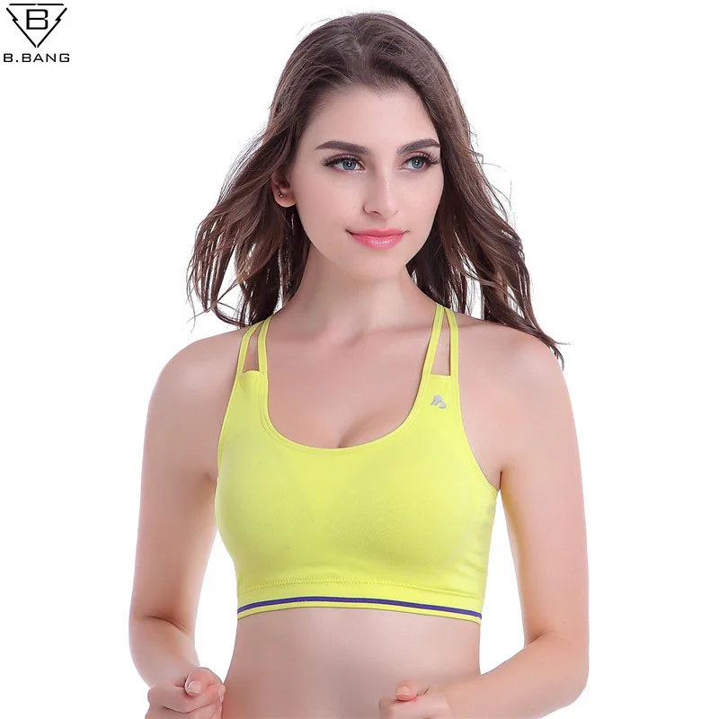 Buy Bbang Women Sports Bra Strappy Bra For Gym Running Fitness Seamless Bras