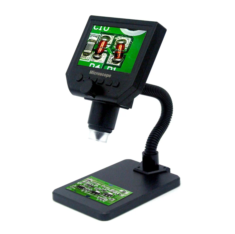 

G600 HD 3.6MP 8 LEDs Portable LCD Digital Microscope 4.3" Electronic HD Video Microscopes Endoscope Magnifier Camera