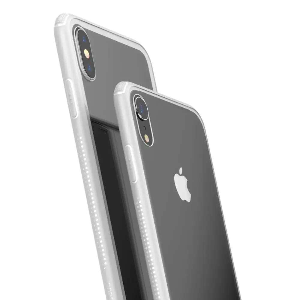 Baseus, роскошный чехол из закаленного стекла для iPhone Xs, Xs, Max, XR, чехол для телефона, противоударный чехол для телефона s, для iPhone Xs - Цвет: white