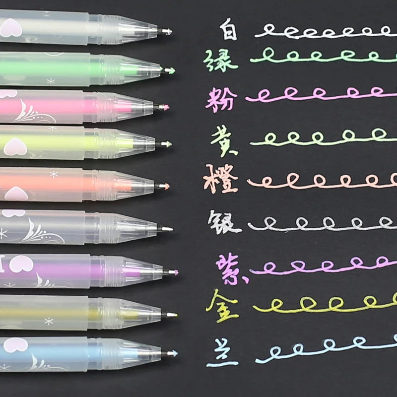

1PC DIY Colorful Highlight Pen Student Sketch Drawing Graffiti Art Markers Comic Design Hook Liner Pen Stationery Art Supplies