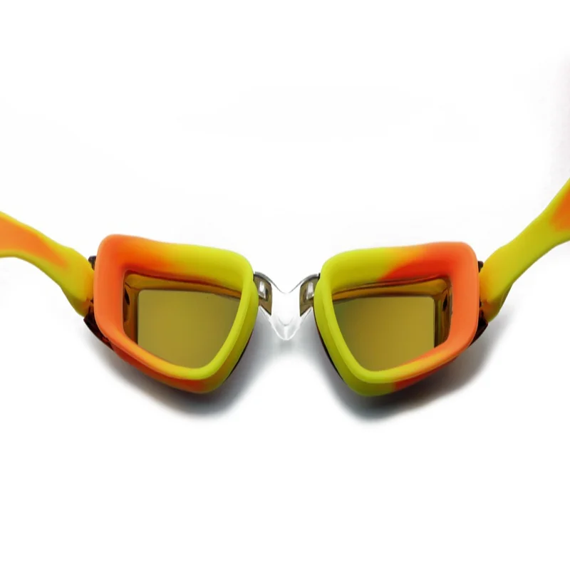 Детские водонепроницаемые очки для плавания с защитой от ультрафиолета, противотуманные линзы, силиконовая оправа, детские очки для плавания, аксессуары для бассейна ming