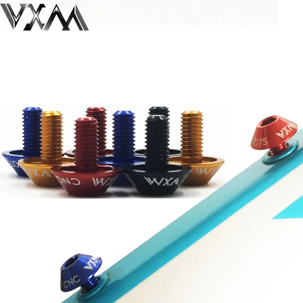 

VXM Bicycle Bottle Holder Bike Mushroom Screws Water Bottle Holder Hex-headed Aluminium alloy Screws Bicycle Accessories