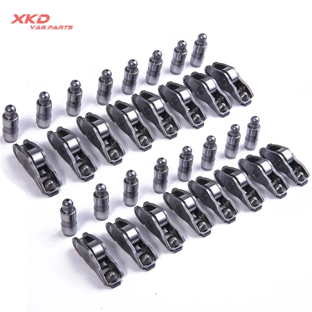 32PCS Engine Valve Lifter&Rocker Arms For VW EOS CC Jetta MK5 Tiguan