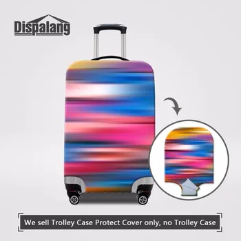 

Dispalang Creative Design Travel Trolley Luggage Cover Elastic Waterproof Suitcase Protective Cover For 18-32 Inch Trunk Case