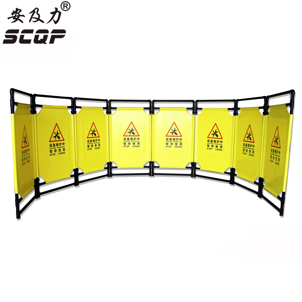 

A5 Oxford Plastic Foldable Elevators Maintenance Barrier Custom Safety Traffic Barricade Folding Construction Fence