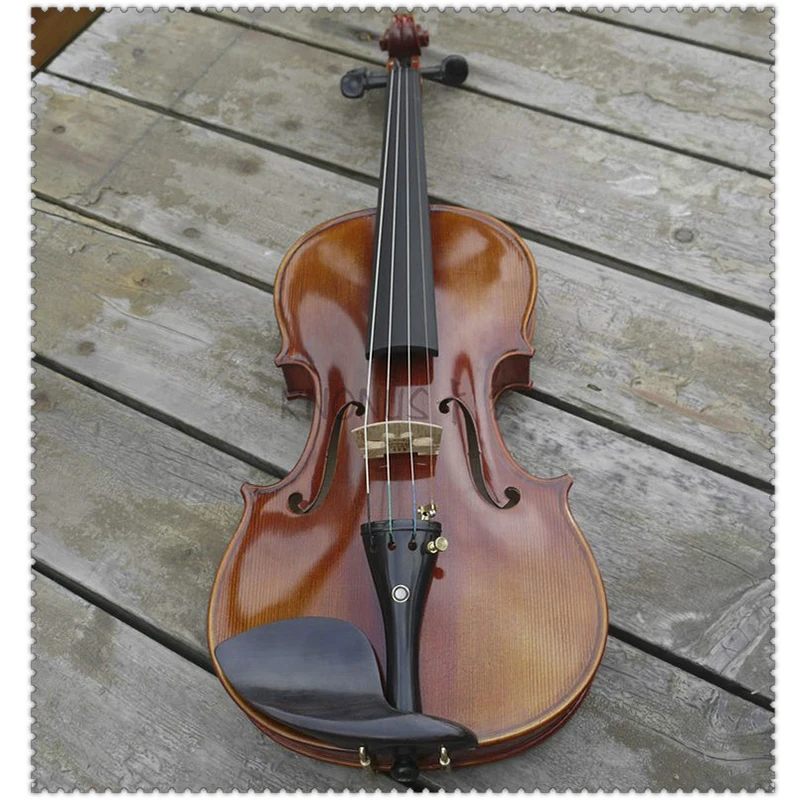 

4/43/41/21/4 Adult High-grade Natural Tiger-pattern Imported European Performing-grade Hand-made Violin