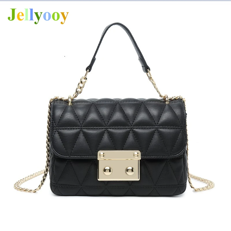 

Goddess of Elegance Luxury Sheepskin Handbag Women Chain Plaid Quilted Genuine Leather Women Chain Shoulder Bag Designer Channel