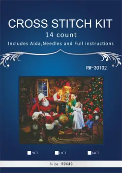 

christmas 30102 Year cross needlework crafts similar dmc embroidery cross thread stitch cross counted cross stitch kits