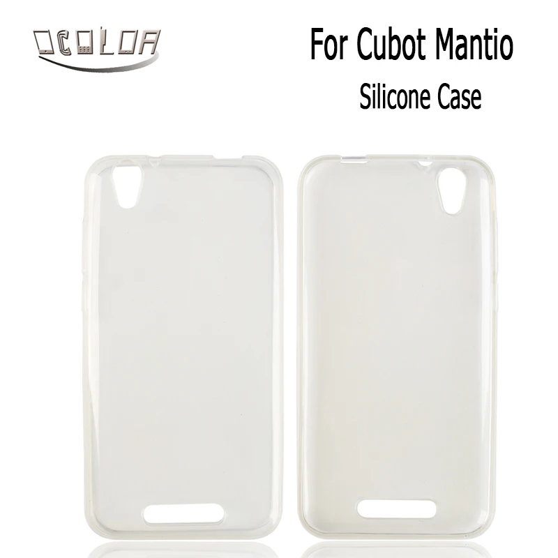 

ocolor For Cubot Manito Silicon Case Transparent Anti-knock TPU Back Case Phone Protective Cover For Cubot Manito